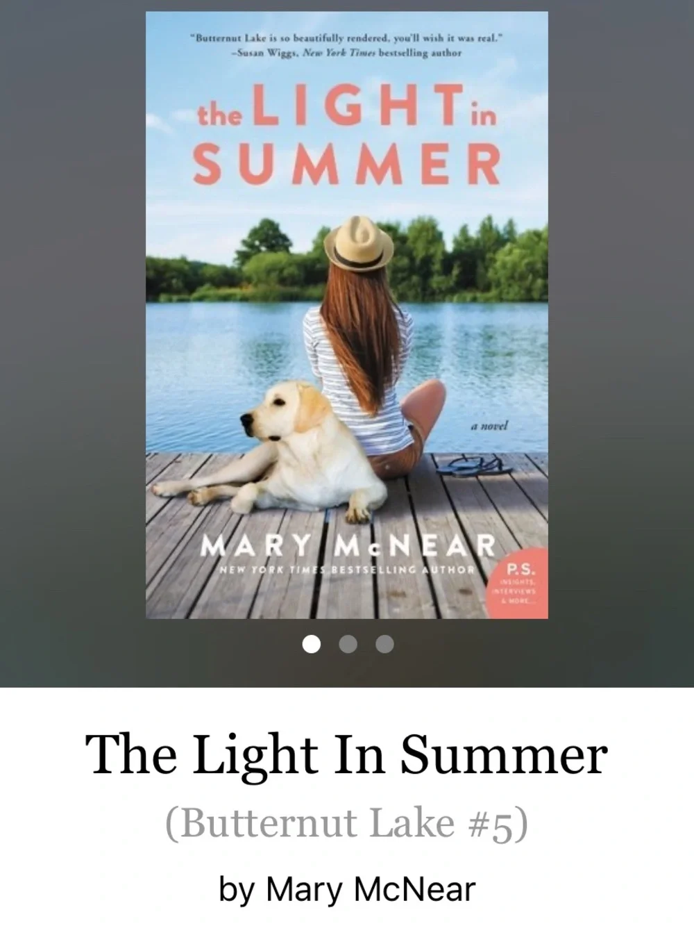 The Light in Summer by Mary McNear Paperback Romance Book